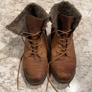 Steve Madden combat boots